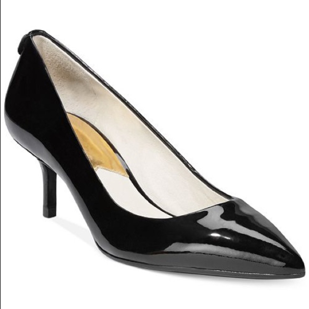 Michael Kors Black Kitten Heel Sz 6